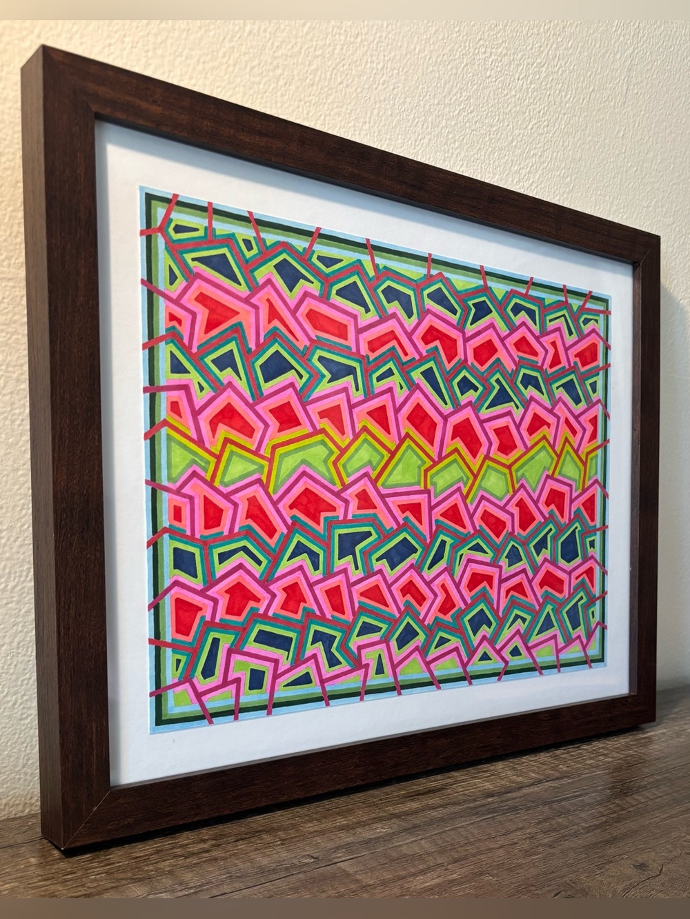 Original 1:1 Abstract Art Print- 9x12